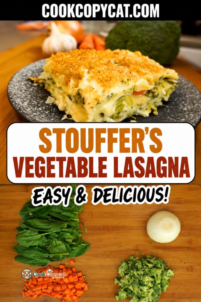 stouffer's vegetable lasagna pinterest