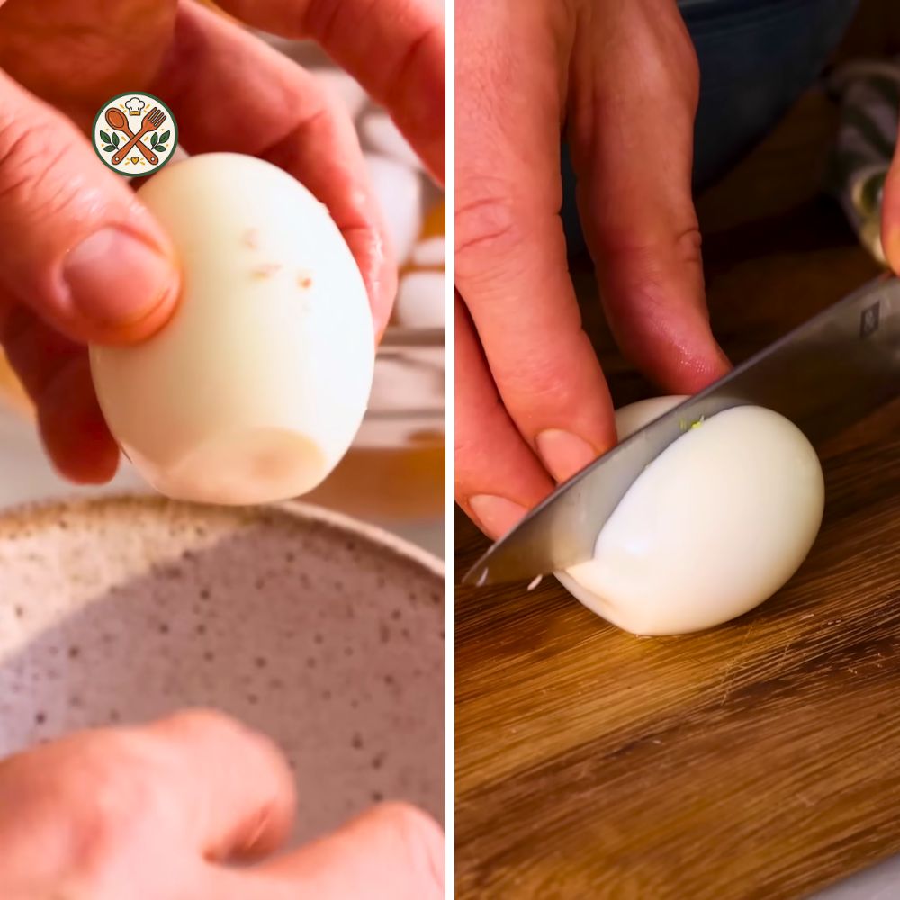 Peel and Slice Eggs