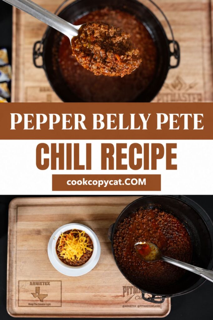 Pepper Belly Pete Chili