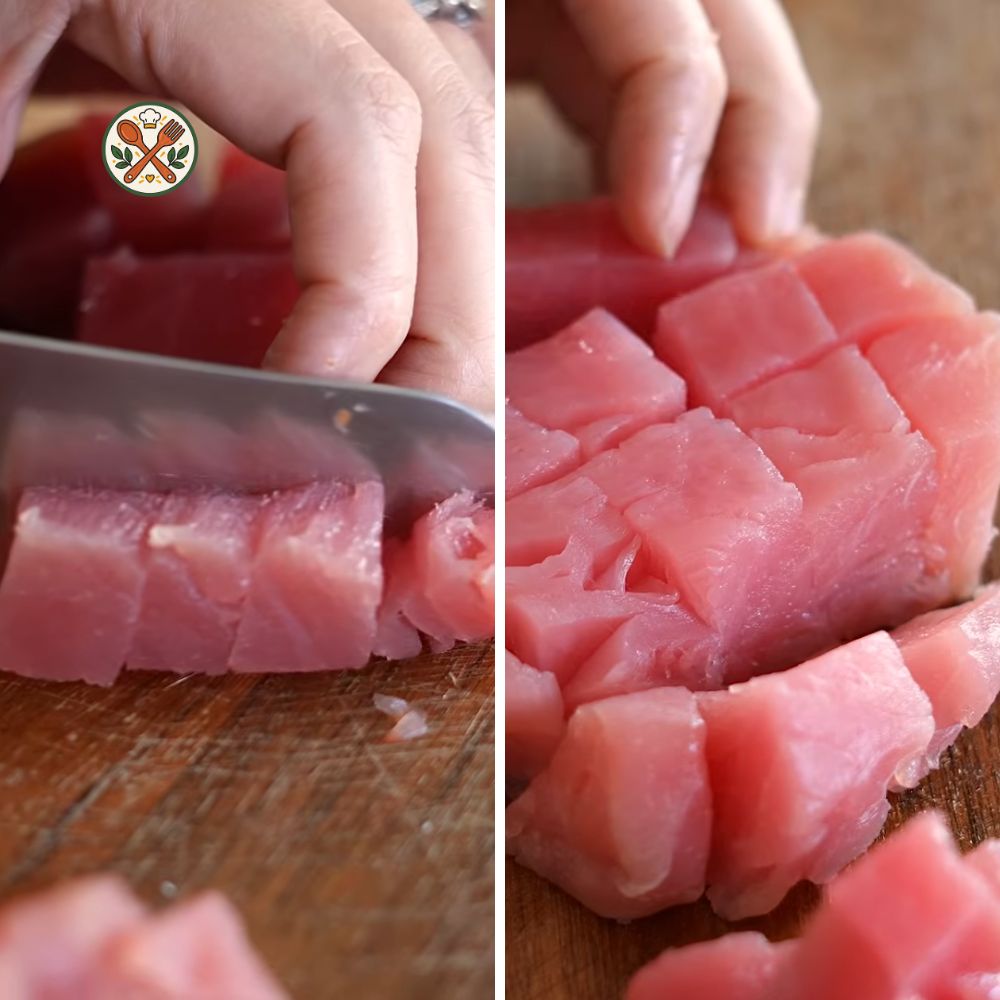 Prep and Dice Tuna