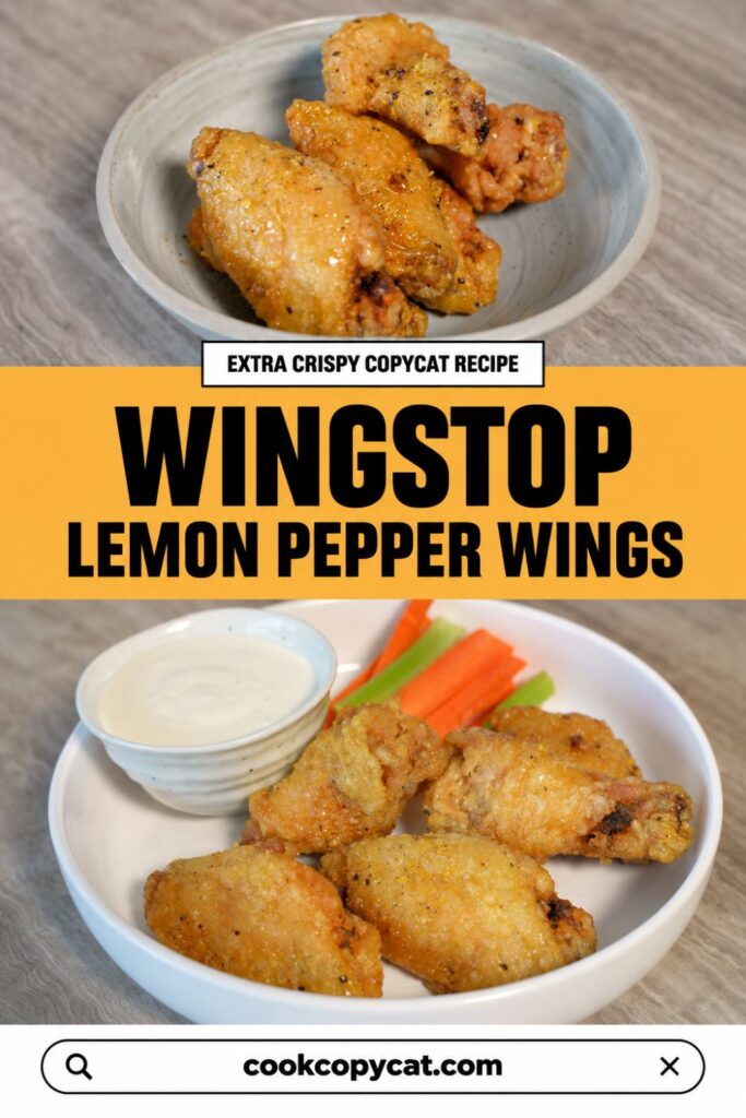 Wingstop Lemon Pepper Wings